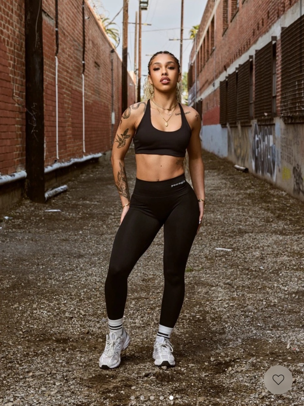 New with tags YoungLA W275 LIFT SEAMLESS LEGGINGS- Black